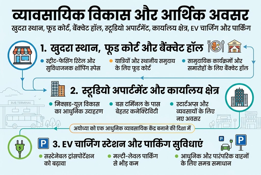 Omaxe Lucknow and Omaxe Ayodhya - Commercials, Suits, Builder Floors and Apartment. Omaxe Ayodhya Busport by UPSRTC